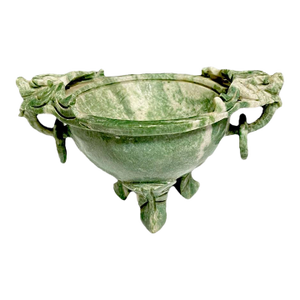 Spinach Jade Incense Burner, Marriage Bowl