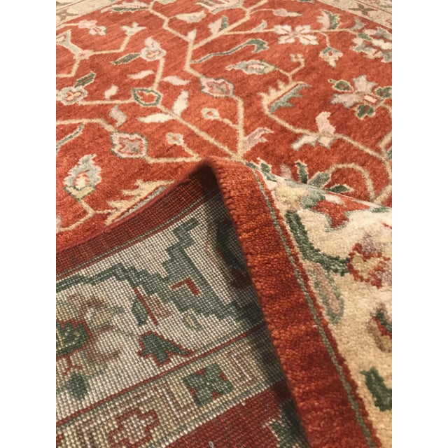 Vintage Indian Rug, 1960s For Sale - Image 6 of 7