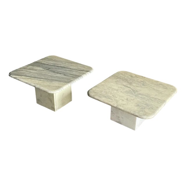 Basse Marble Tables, France, 1960s, Set of 2 For Sale