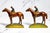 Colorful Horse Jockey Antique Cold Painted Bronze Sculpture Statue Bookends Equestrian For Sale - Image 14 of 18