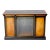 Antique French Inlaid Walnut Victorian Style Front Glass Door Display Cabinet For Sale