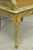 Vintage French Louis XV Style Green Painted Gold Gilt Cane Bergere Arm Chair For Sale - Image 11 of 17