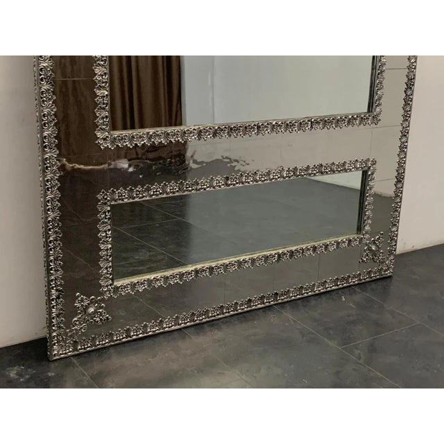 Large Metal Mirror by Piero Figure for Athena For Sale - Image 17 of 18