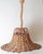 Wood Vintage Hand-Woven Rattan and Bamboo Pendant Lamp, 1970s For Sale - Image 7 of 12