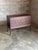 Wonderful Sabre leg chest of drawers on mahogany by Tommi Parzinger for Charak Modern. Great scale and stunning hardware.