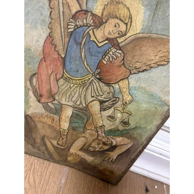 Wood Antique Wooden Panel, 1900 For Sale - Image 7 of 12