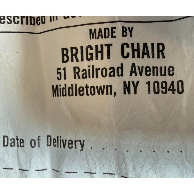 Bright Chair Gray Sofa For Sale - Image 4 of 12