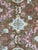 Wool on wool pile genuine hand made vegetable dye Oushak Rug-