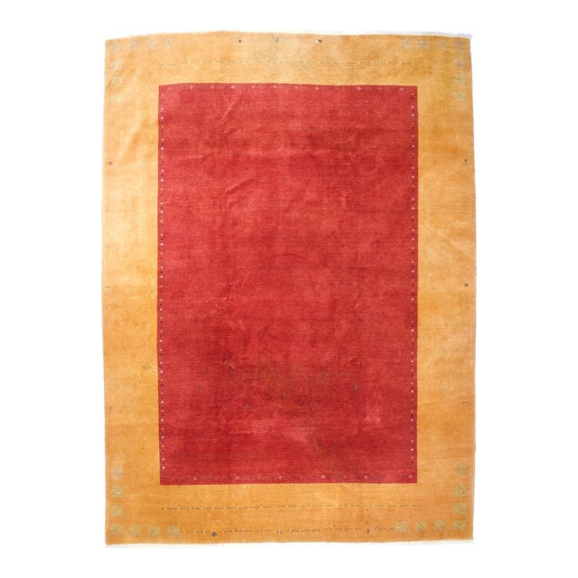 Vintage Persian Gabbeh Rug 8’7” X 11’9” For Sale