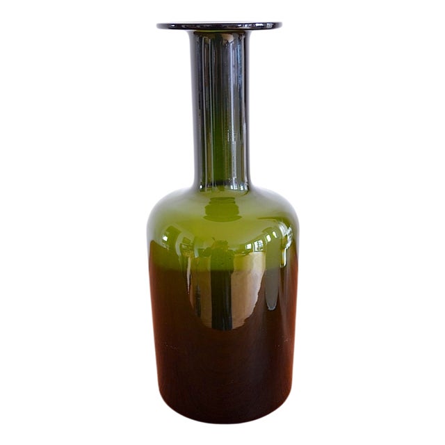 Floor Vase by Otto Brauer for Holmegaard, 1960s For Sale