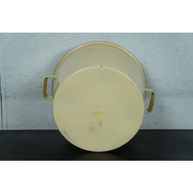 Mid 20th Century l'Hotel Des Royales Paris France Bumblebee Enameled Champagne Ice Bucket For Sale - Image 6 of 11