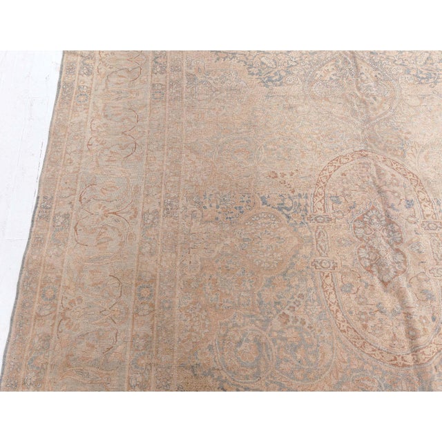 A fine example from our collection of early 20th century Persian Khorassan carpets, the blue field with an allover pattern...