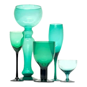 Emerald Green Centerpiece Stemware Curation - Group of 5