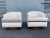 Modern 1980s Rosewood Swivel Lounge Chairs in the Style of Milo Baughman - A Pair For Sale - Image 3 of 13