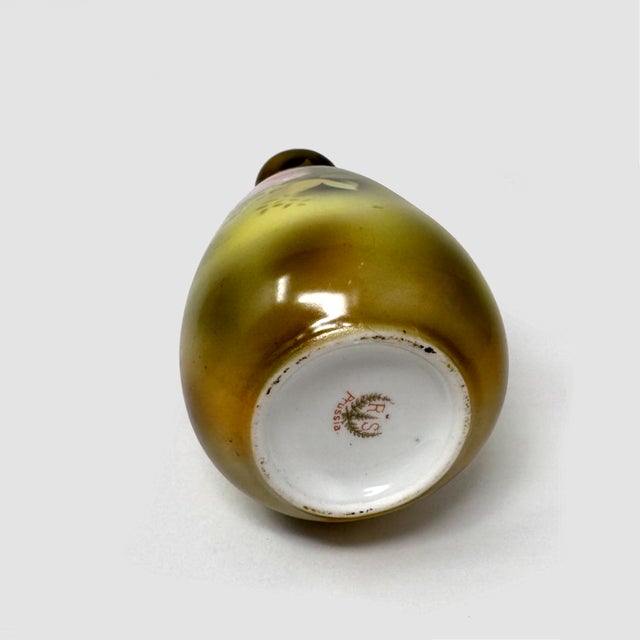 Early 20th Century Antique Rs Prussia 9" Porcelain Vase For Sale - Image 5 of 7