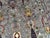 Sultani Pineapple Floral Wool Rug in Gray and Burgundy, 4'10" X 6'5" For Sale - Image 11 of 15