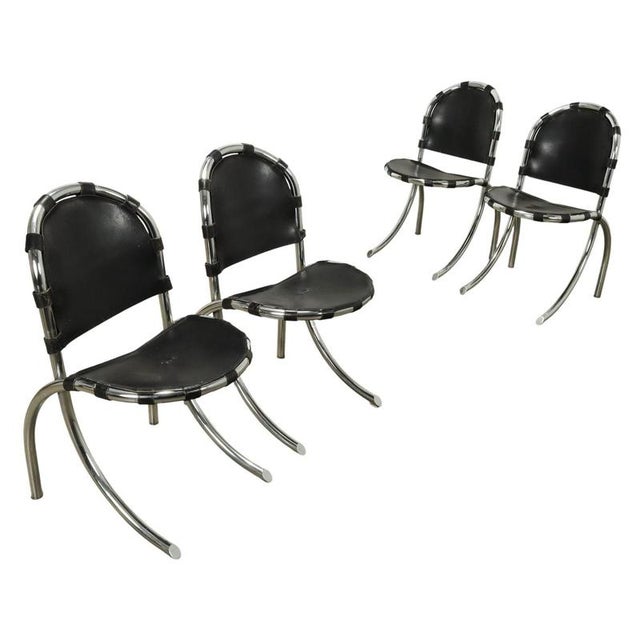 Medusa Chairs by Alberto Bazzani, 1970s, Set of 4 For Sale - Image 11 of 11