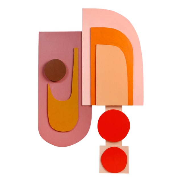 Retro Relief Sculpture by Tilde Grynnerup For Sale