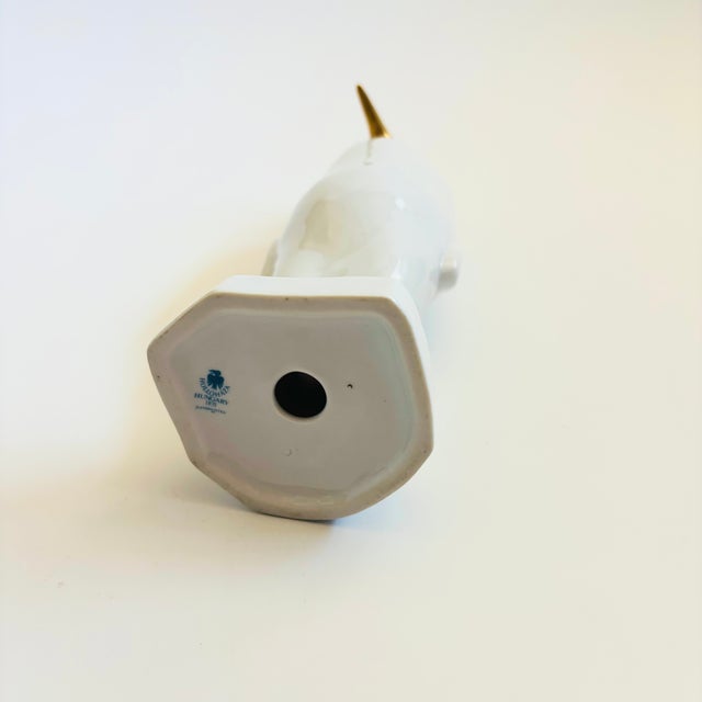 White Hollohaza Hungarian Porcelain Penguin For Sale - Image 8 of 9