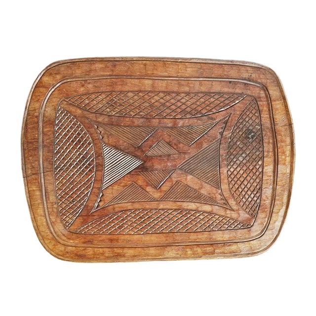 Mid 20th Century Mid 20th Century Vintage Large Tribal Nupe Stool / Table For Sale - Image 5 of 6