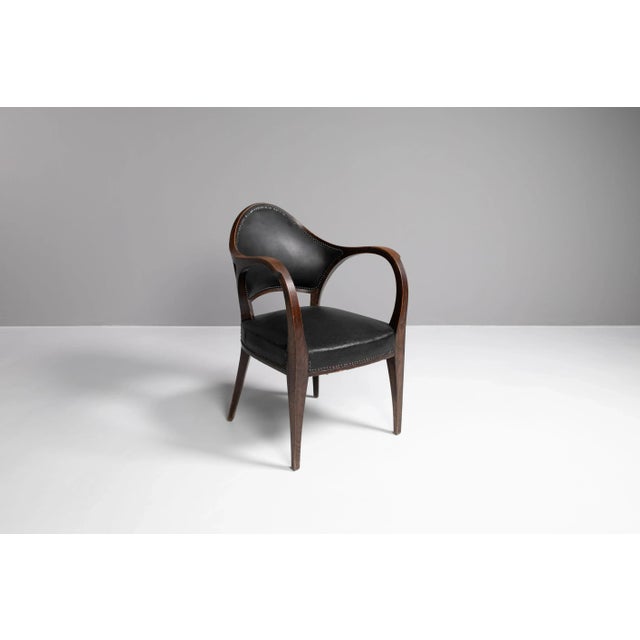 Model 6126 Armchair by Bruno Paul for United Workshops, 1905 For Sale - Image 9 of 9