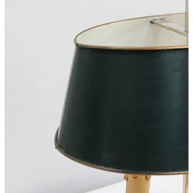 Silver-Plated Metal Table Lamp For Sale - Image 9 of 18