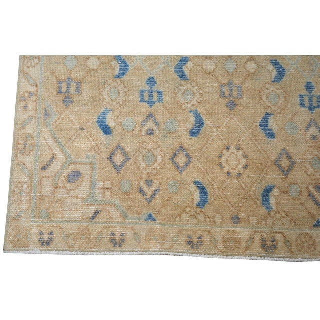 Turkish Vintage Turkish Hand Knotted Wool Rug, 2'9''x14' For Sale - Image 3 of 4