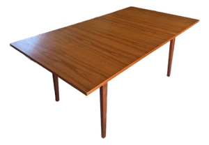 Rosewood Rectangular Dining Table by George Nelson for Herman Miller 2 Leaves