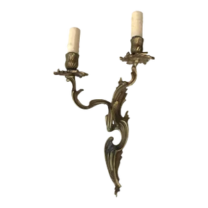 Mid 20th Century French Gold Gilt Bronze Sconce
