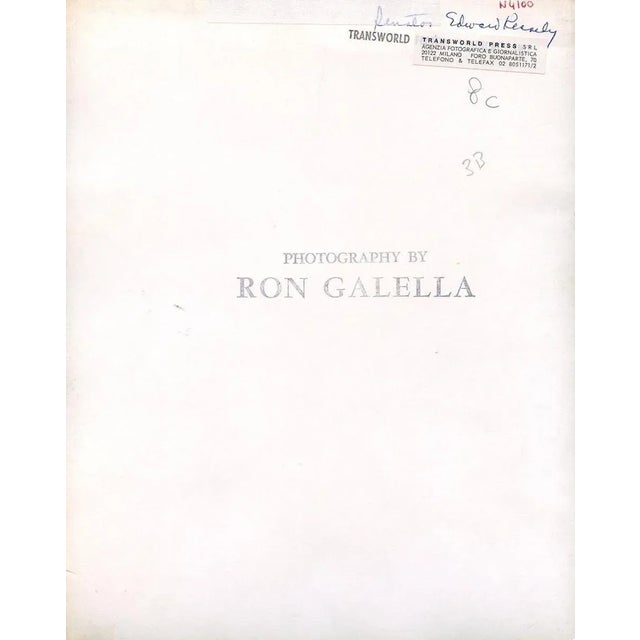 Portrait of Ted Kennedy is a black and white press photograph by Ron Galella dating back to the 1960s. Print on Baryta...