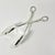 Mid-Century Hollywood Regency Italian Towle Silver Plate Etched Salad Tongs For Sale - Image 4 of 17