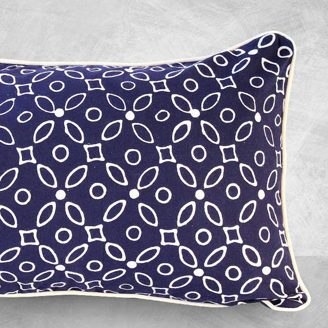 Handmade "Indigo Kawung" Batik Pillow Chairish