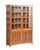 Mission Mission Oak 4 Door Display China Cabinet - Michael's Cherry Stain For Sale - Image 3 of 10