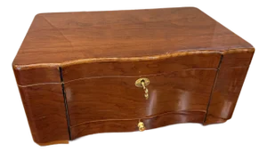 1960s Classic Mahogany Desktop Humidor