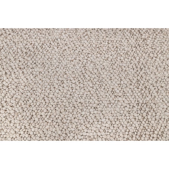 Chunky Wool Felted Nordic Flatweave Rug in Ivory and Cream, 5x7 Ft. For Sale - Image 6 of 12