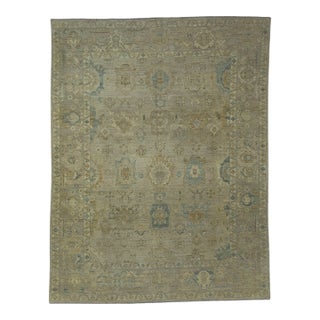 Turkish Oushak Rug 9'2" x 11'11" #17652 For Sale