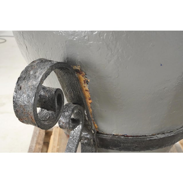 Mid 20th Century Grand Scale Spanish Revival Concrete Garden Planter For Sale - Image 9 of 10