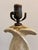 Ivory Vintage Organic Ceramic Lamp For Sale - Image 8 of 9