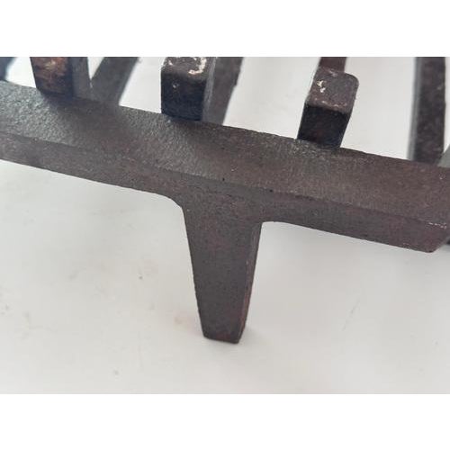 Modernist Wrought Iron and Brass Fire Andiron, 1960s For Sale - Image 6 of 8