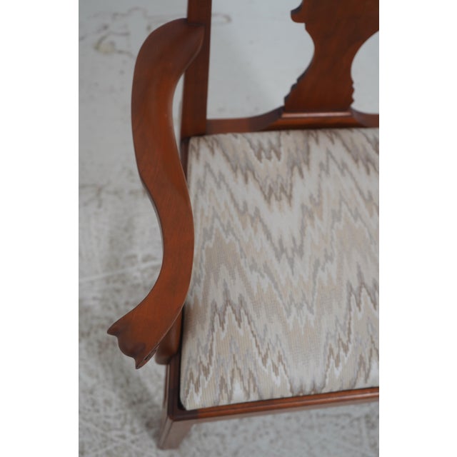Set of Eight Eldred Wheeler Cherry Dining Room Chairs For Sale In Philadelphia - Image 6 of 18