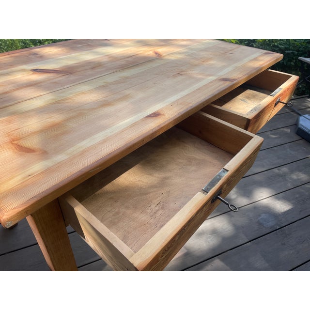 Antique Table in Fir, 1890s For Sale - Image 17 of 18