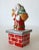 French Limoges, France, Hand-Painted Porcelain Santa Claus in Chimney Collector's Lidded Trinket Box For Sale - Image 3 of 12