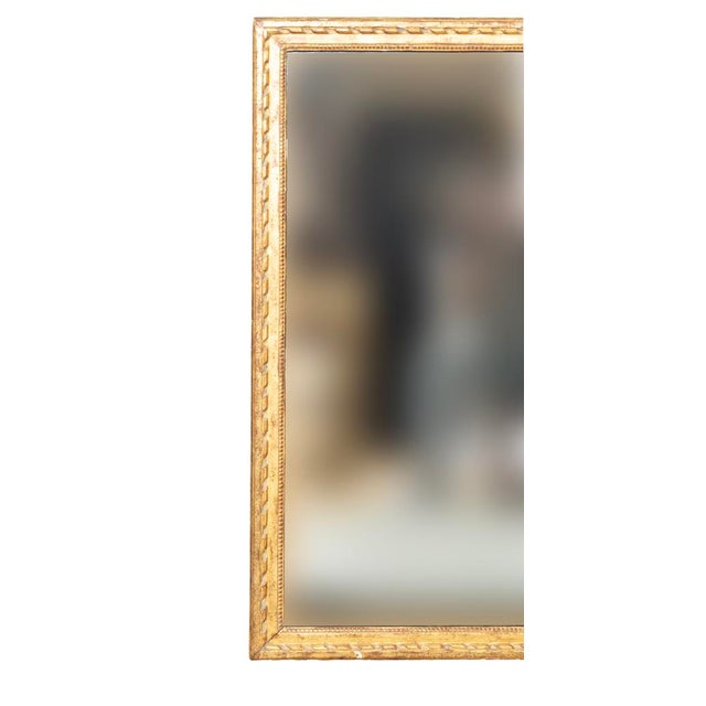 Louis XVI Giltwood Mirror For Sale - Image 4 of 6