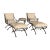 Kreiss Mykonos Patio Lounge Chairs With Ottomans For Sale