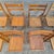 1970s Slatted Wooden Folding Wedding Event Party Chairs, Assembled Set of 10 For Sale - Image 4 of 13