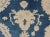 Mid 20th Century Vintage Turkish Oushak Rug With All-Over Design in Royal Blue and Ivory For Sale - Image 9 of 12