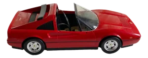 Red Barbie Ferrari from Mattel, France, 1986