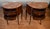 1890s Pair French Louis XV Walnut Satinwood Inlay & Marble Top Nightstands For Sale - Image 10 of 18