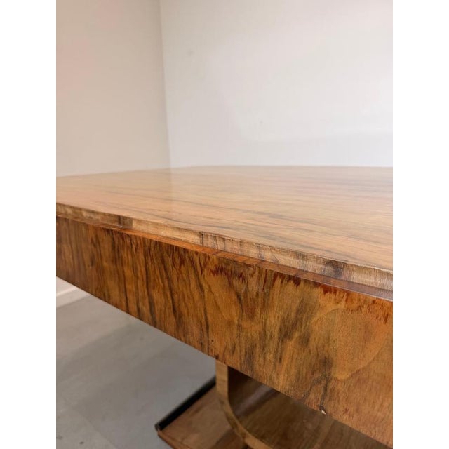 Art Deco Table with Glass Top For Sale - Image 6 of 10