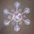 Vintage Baroque Style Pink and Blue Floral Murano Chandelier For Sale - Image 4 of 12